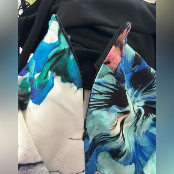 Zara Cut Out Hawaiian Mini Dress Size M - Picture 6 of 8